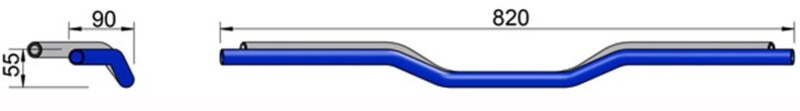 LSL HANDLEBAR 122A000, BLK