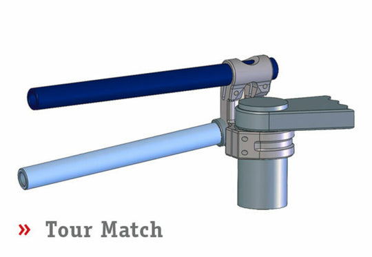 LSL HANDLEBAR 150H125, SIL