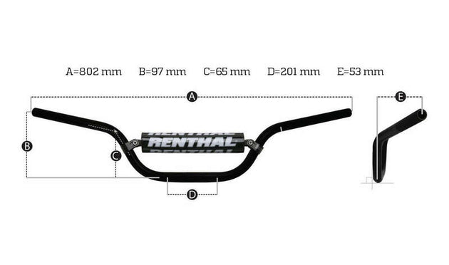 RENTHAL MX/Enduro 7/8" 971 RC Handlebar