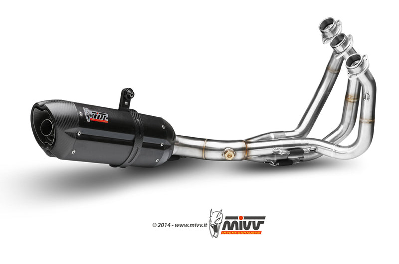 MIVV EXHAUST FULL SYSTEM, SBL/CAR