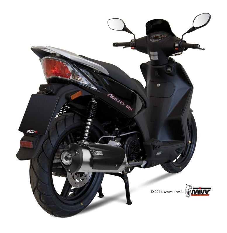 MIVV EXHAUST FULL SYSTEM, SST/BLK