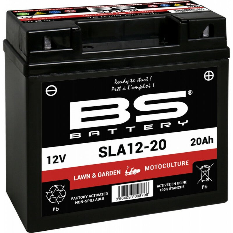 BS BATTERY SLA Battery Maintenance Free Factory Activated - SLA12-20 - Main