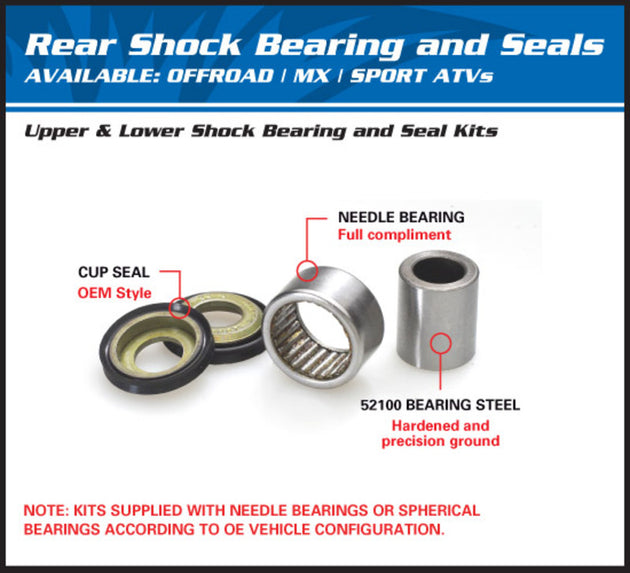 ALL BALLS Bottom Shock Absorber Bearing Kit Beta - Main
