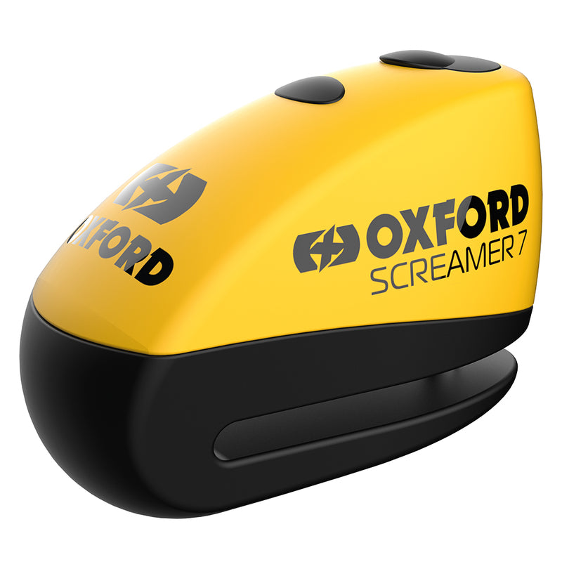 OXFORD Screamer 7 Disc Lock - Ã˜7mm Yellow/Black - Main