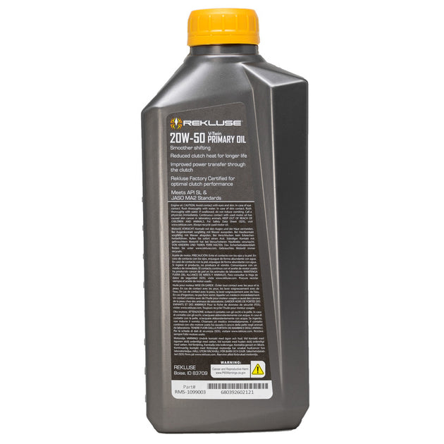 REKLUSE Factory Formulated Oil - 1L 20W50 V-Twin