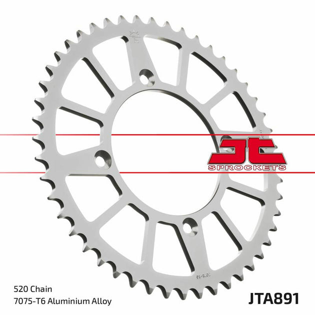 Roata dintata JT SPROCKETS JTA891.46BLK 