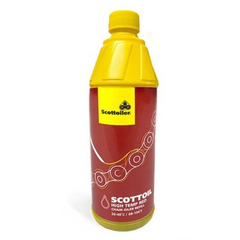 SCOTTOILER Oil Refill for eSystem & vSystem Red Kits High Temp. 20-40°C - 500ml 