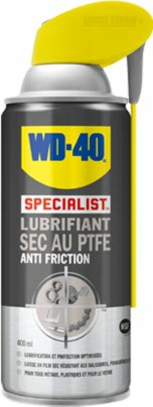 WD40 SPRAY PTFE DRY LUBE 400ML