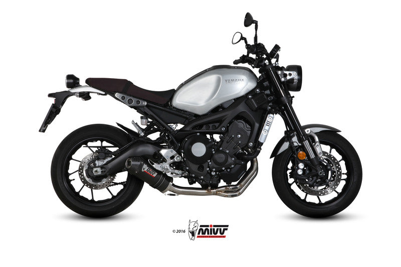 MIVV FULL EXHAUST SYSTEM OVAL, CARBON EC