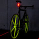 V BIKE Bike LED rear light + lane indicater LASER - Extra