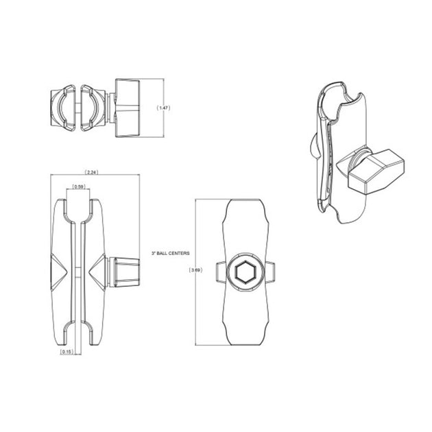 Sistem de prindere RAM-B-201U