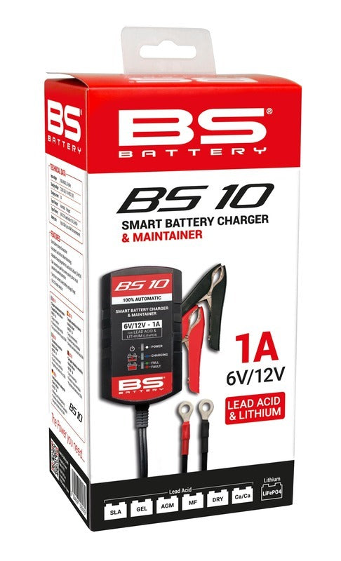 BS BATTERY BS10 Smart Battery Charger - 6V/12V 1A - Main