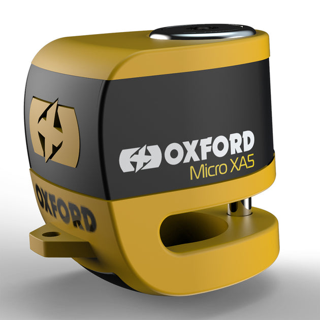 OXFORD Micro XA5 Alarm Disc Lock - Yellow & Black - Main