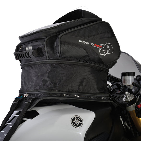 OXFORD S30R Strap-On Tank Bag Black 30L - Main