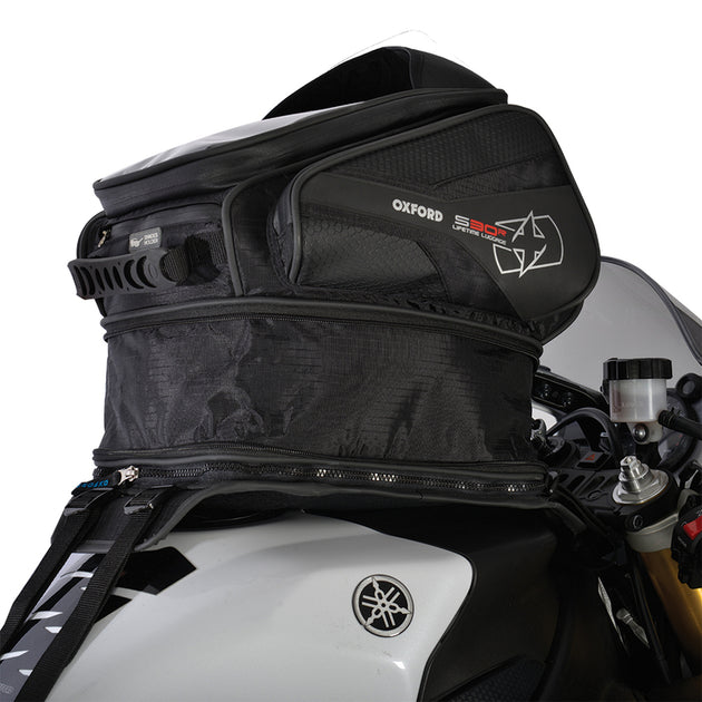 OXFORD S30R Strap-On Tank Bag Black 30L - Main