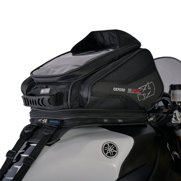 OXFORD S30R Strap-On Tank Bag Black 30L - Extra