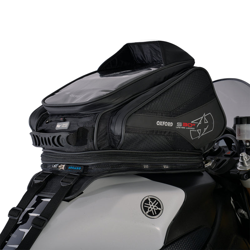 OXFORD S30R Strap-On Tank Bag Black 30L - Extra