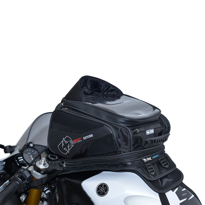 OXFORD S30R Strap-On Tank Bag Black 30L - Extra