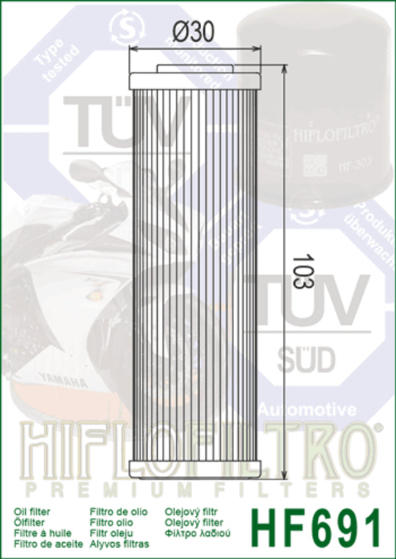 Filtru ulei HIFLO HF691 