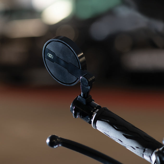 OXFORD Cafe Bar End Universal Mirror - Black (1pc) - Extra