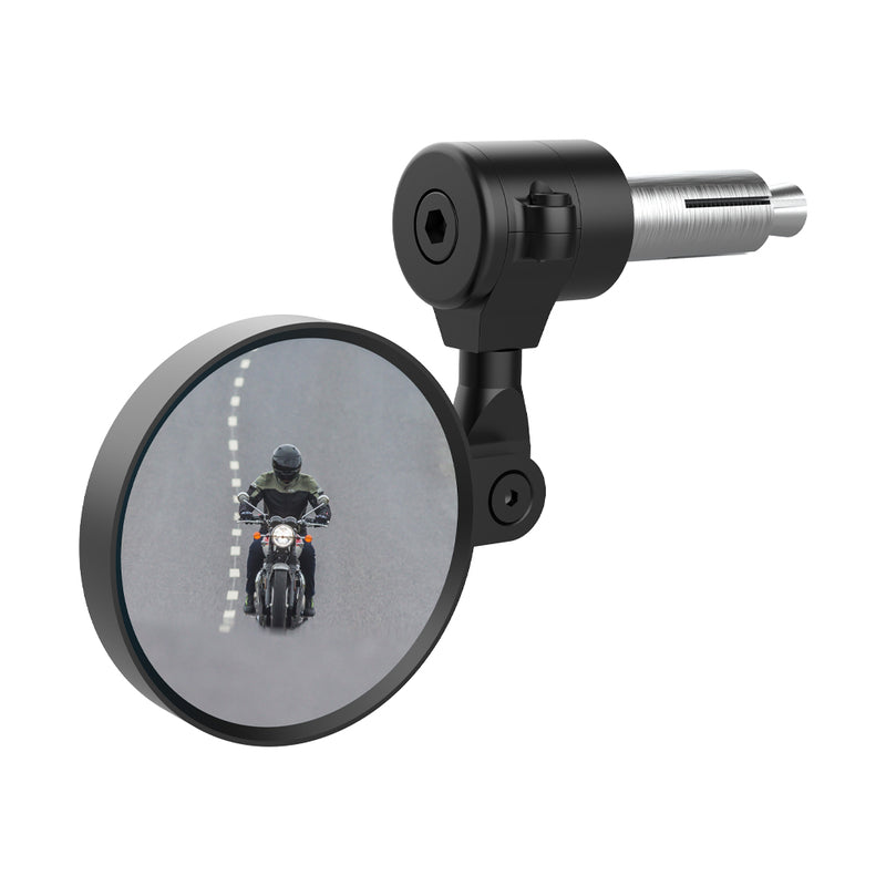 OXFORD Cafe Bar End Universal Mirror - Black (1pc) - Extra