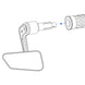 OXFORD Horizon Bar End Universal Right Mirror - Black (1pc) - Extra