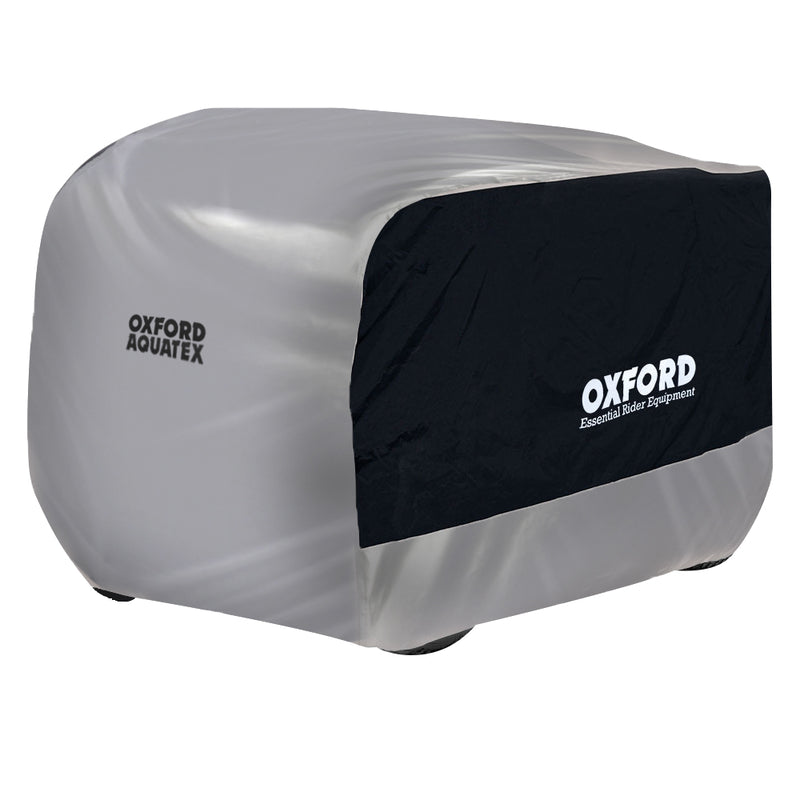 OXFORD Outdoor Protective Cover Black/Silver - ATV - L - Main