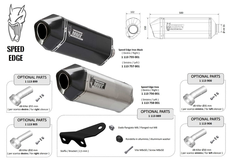 MIVV UNI. SLIP ON SPEED EDGE , SST