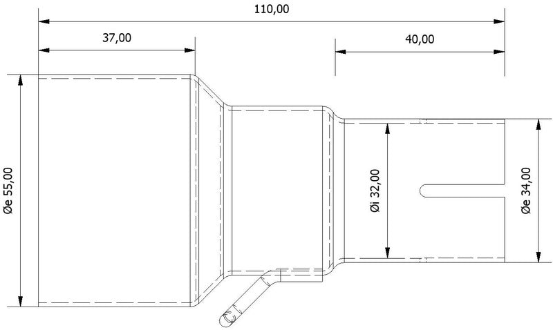 MIVV INLET PIPE 55-32