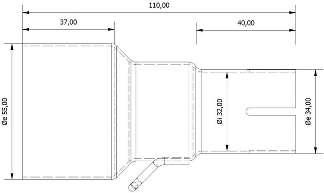 MIVV INLET PIPE 55-32