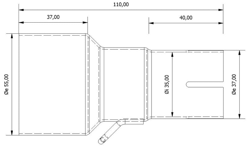 MIVV INLET PIPE 55-35