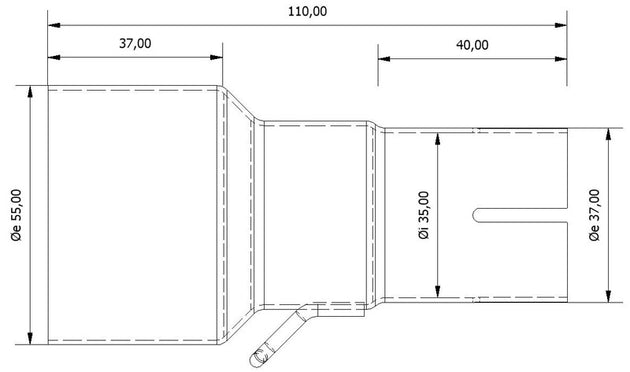 MIVV INLET PIPE 55-35