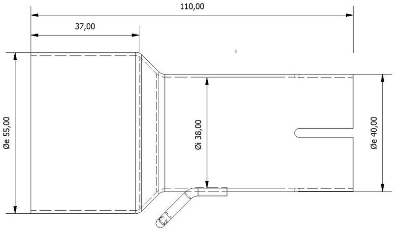 MIVV INLET PIPE 55-38