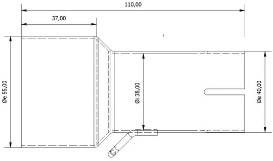 MIVV INLET PIPE 55-38