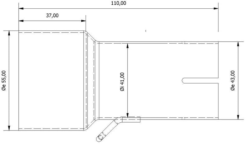 MIVV INLET PIPE 55-41