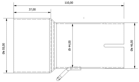 MIVV INLET PIPE 55-44