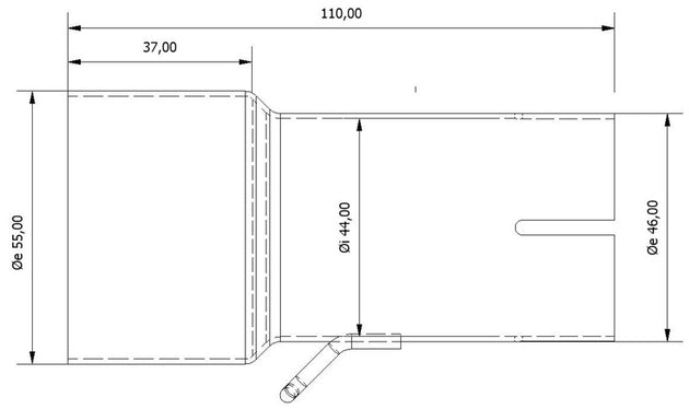 MIVV INLET PIPE 55-44