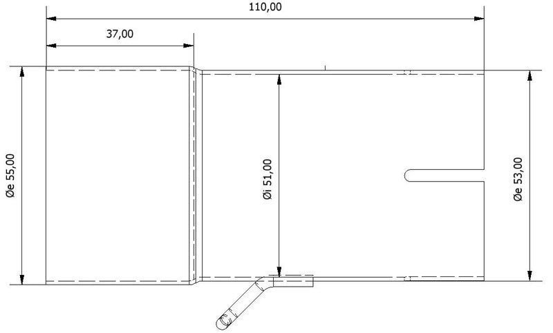 MIVV INLET PIPE 55-51