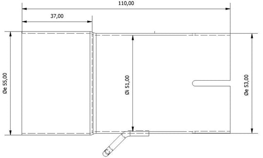 MIVV INLET PIPE 55-51