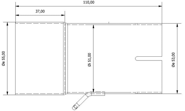 MIVV INLET PIPE 55-51