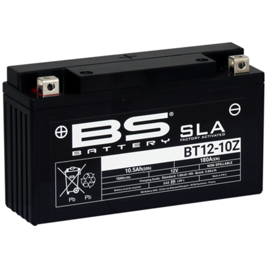 BS BATTERY SLA Battery Maintenance Free Factory Activated - BT12-10Z - Extra