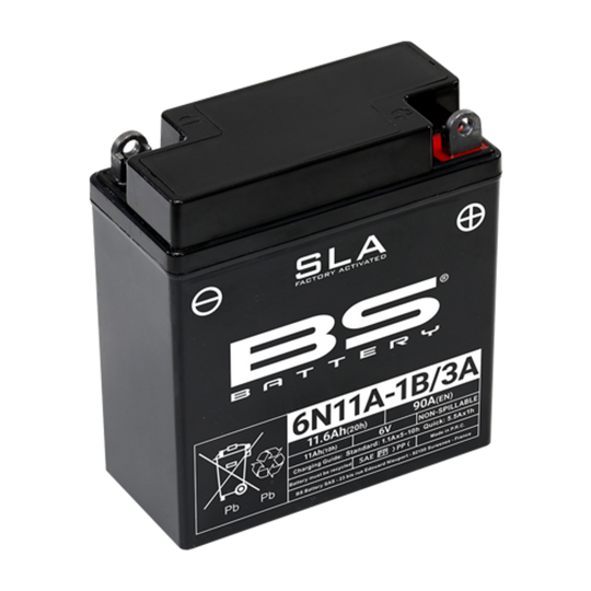 BS BATTERY SLA Maintenance Free Factory Activated - 6N11A-1B/3A - Main
