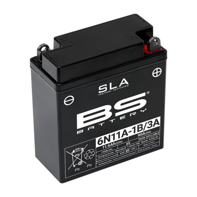 BS BATTERY SLA Maintenance Free Factory Activated - 6N11A-1B/3A - Extra