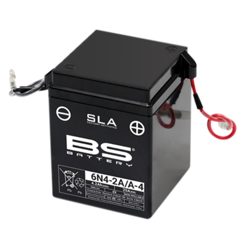 BS BATTERY SLA Battery Maintenance Free Factory Activated - 6N4-2A/A-4 - Main