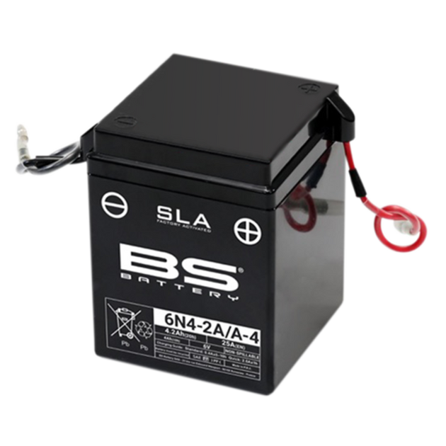 BS BATTERY SLA Battery Maintenance Free Factory Activated - 6N4-2A/A-4 - Main