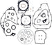 ATHENA Complete Engine Gasket Set (Oil Seals Included) - Main