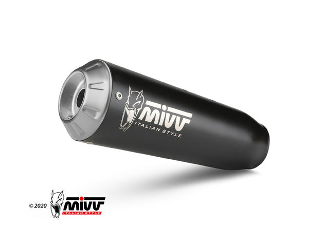 MIVV EXHAUST X-M1 BLACK INOX NERO