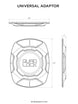 Husă Quad Lock® Universala Original Universal Adaptor