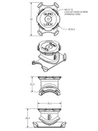 Suport Quad Lock® Cycle - Stem/Bar Bike Mount