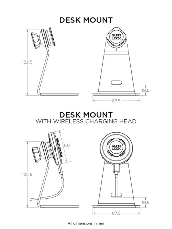 Suport Quad Lock® Desk Mount